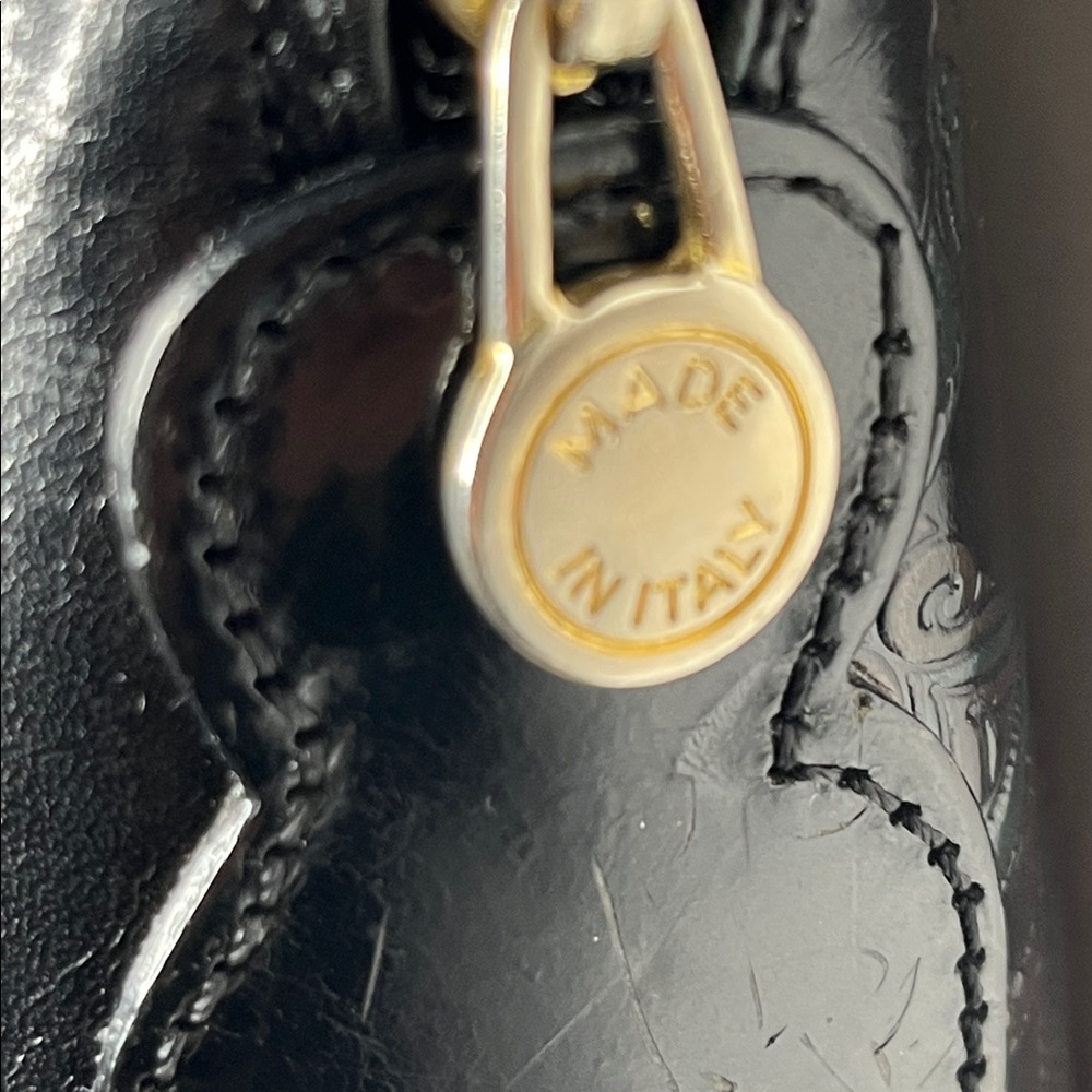 Michael Rome Leather embossed Bag horses made in Italy - Picture 7 of 9